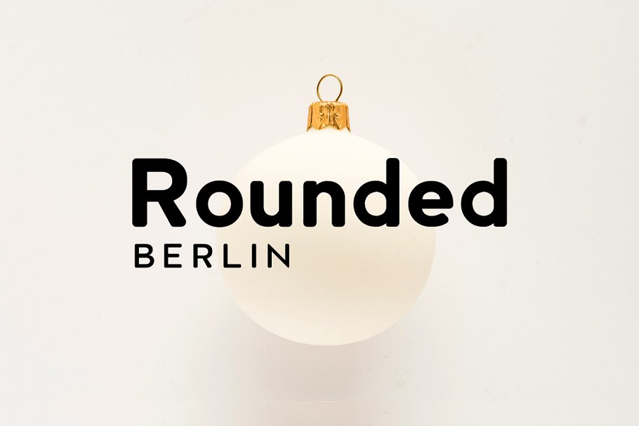 Ejemplo de fuente Berlin Rounded #1